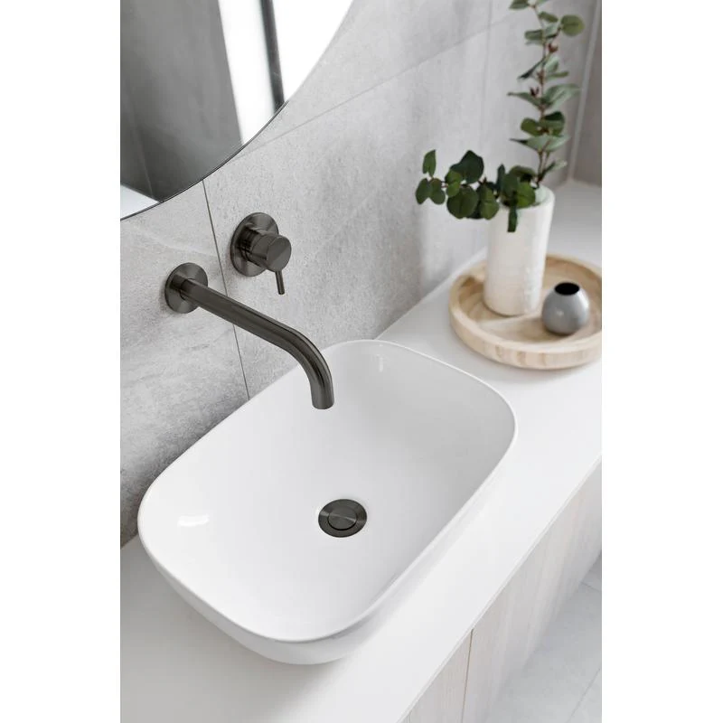 Meir Round Wall Mixer Short Pin–lever Trim Kit (In-wall Body Not Included) - Shadow Gun Metal - Image 6