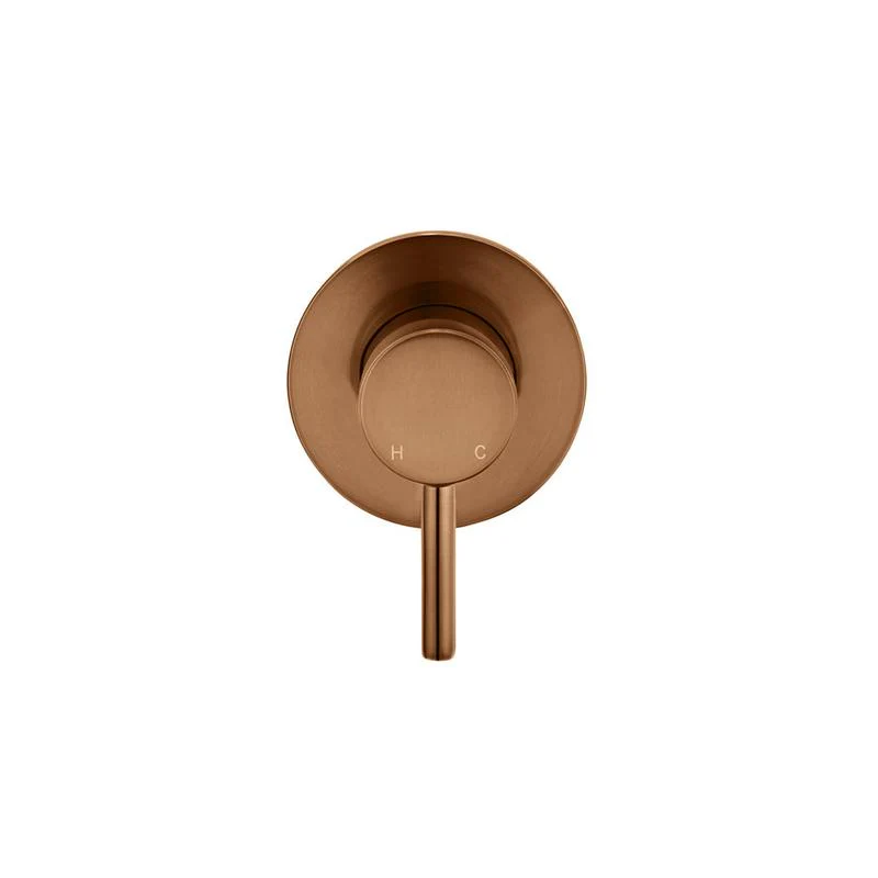 Meir Round Wall Mixer Short Pin lever Trim Kit (In-wall Body Not Included) - Lustre Bronze - Image 4