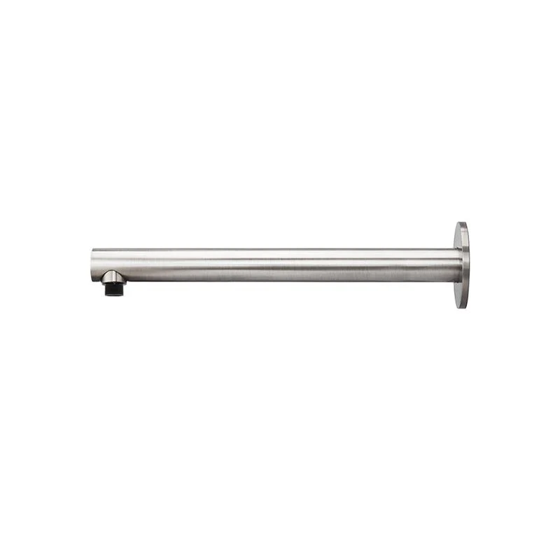 Meir Round Wall Shower Arm 400mm - PVD Brushed Nickel - Image 2