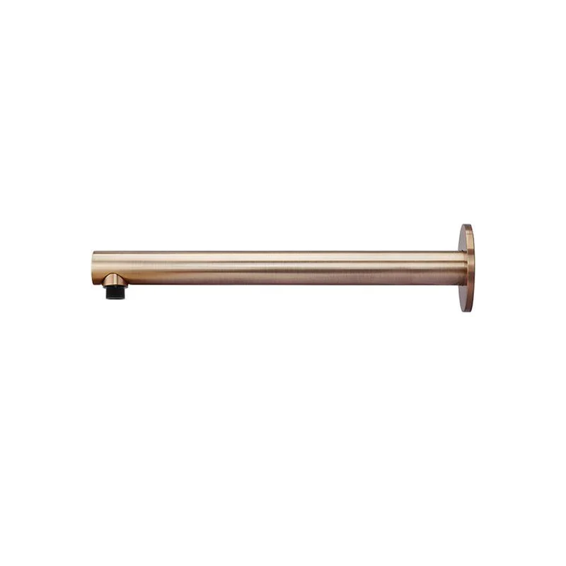 Meir Round Wall Shower Arm 400mm - Champagne - Image 2