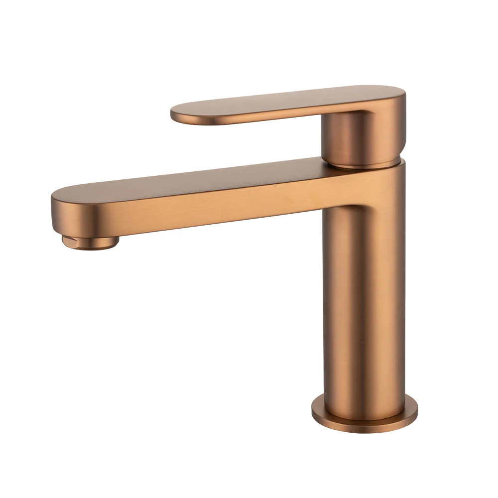 Mixx Saffron Basin Mixer - Brushed Bronze
