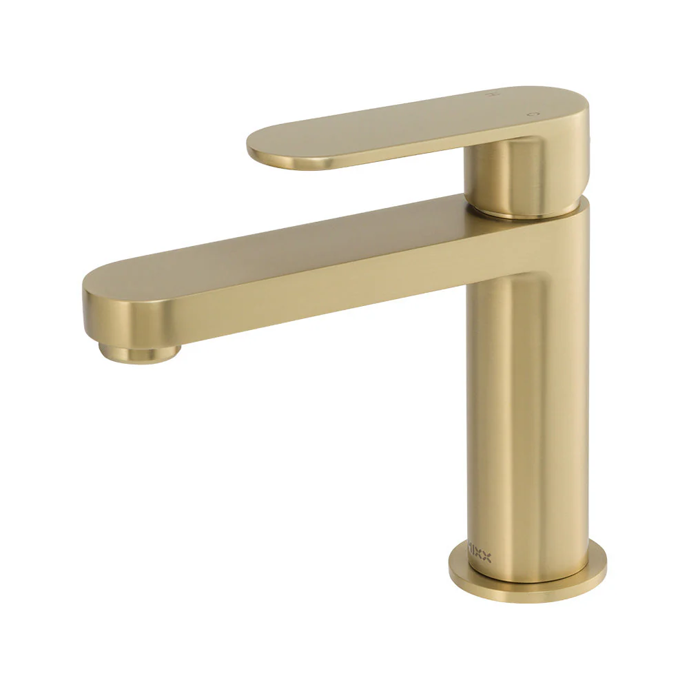 Mixx Saffron Basin Mixer - Brushed Gold