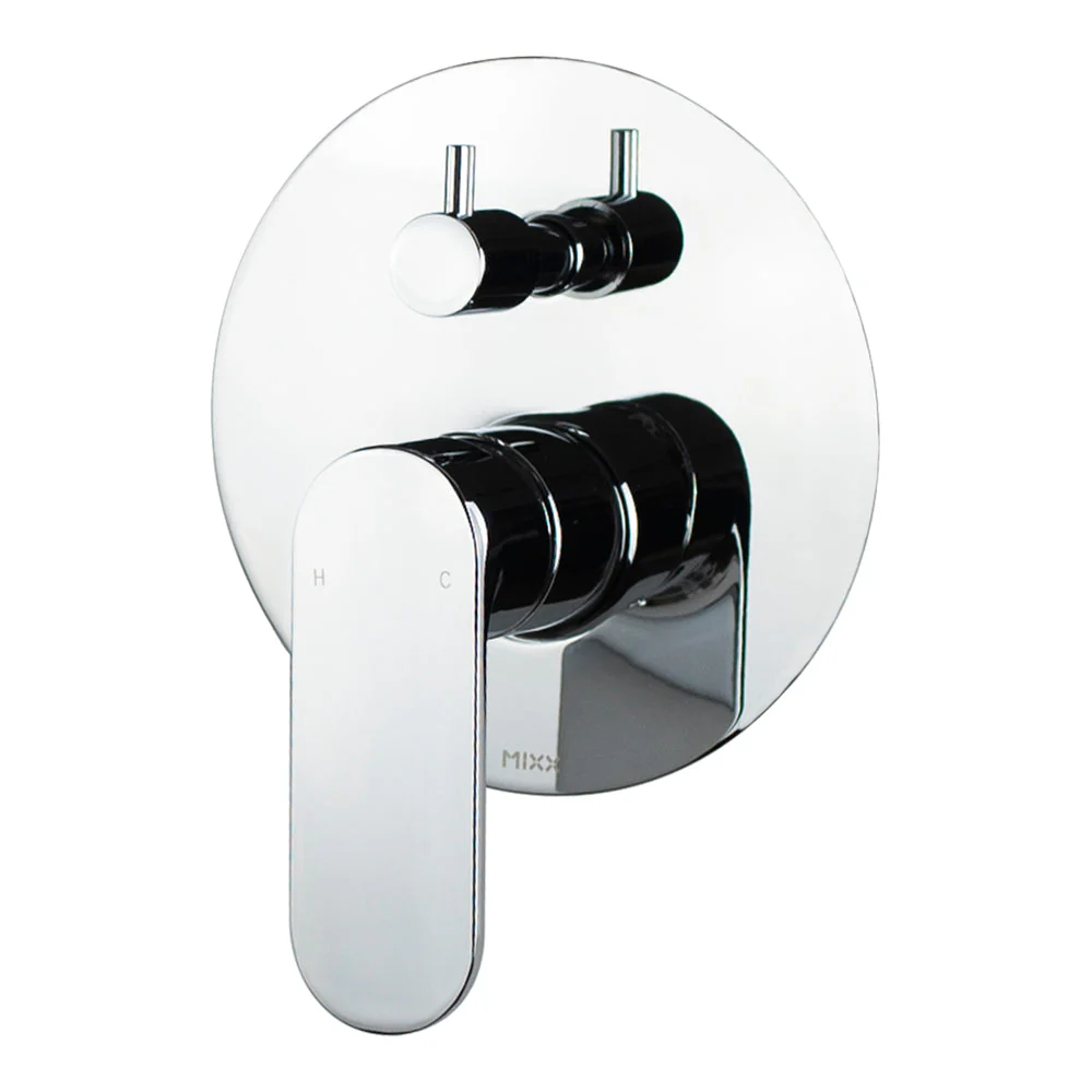 Mixx Saffron Shower Diverter Mixer - Chrome