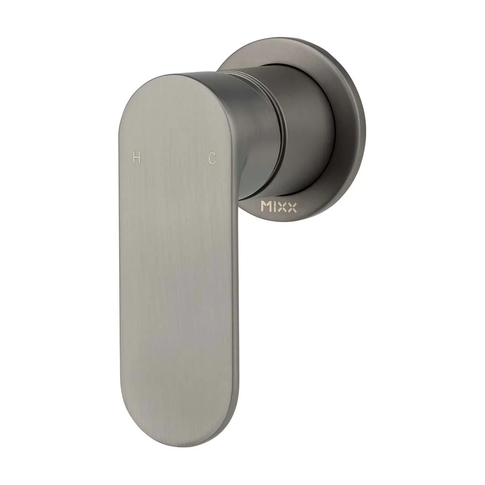Mixx Saffron Shower Mixer (60mm Backplate) - Gun Metal