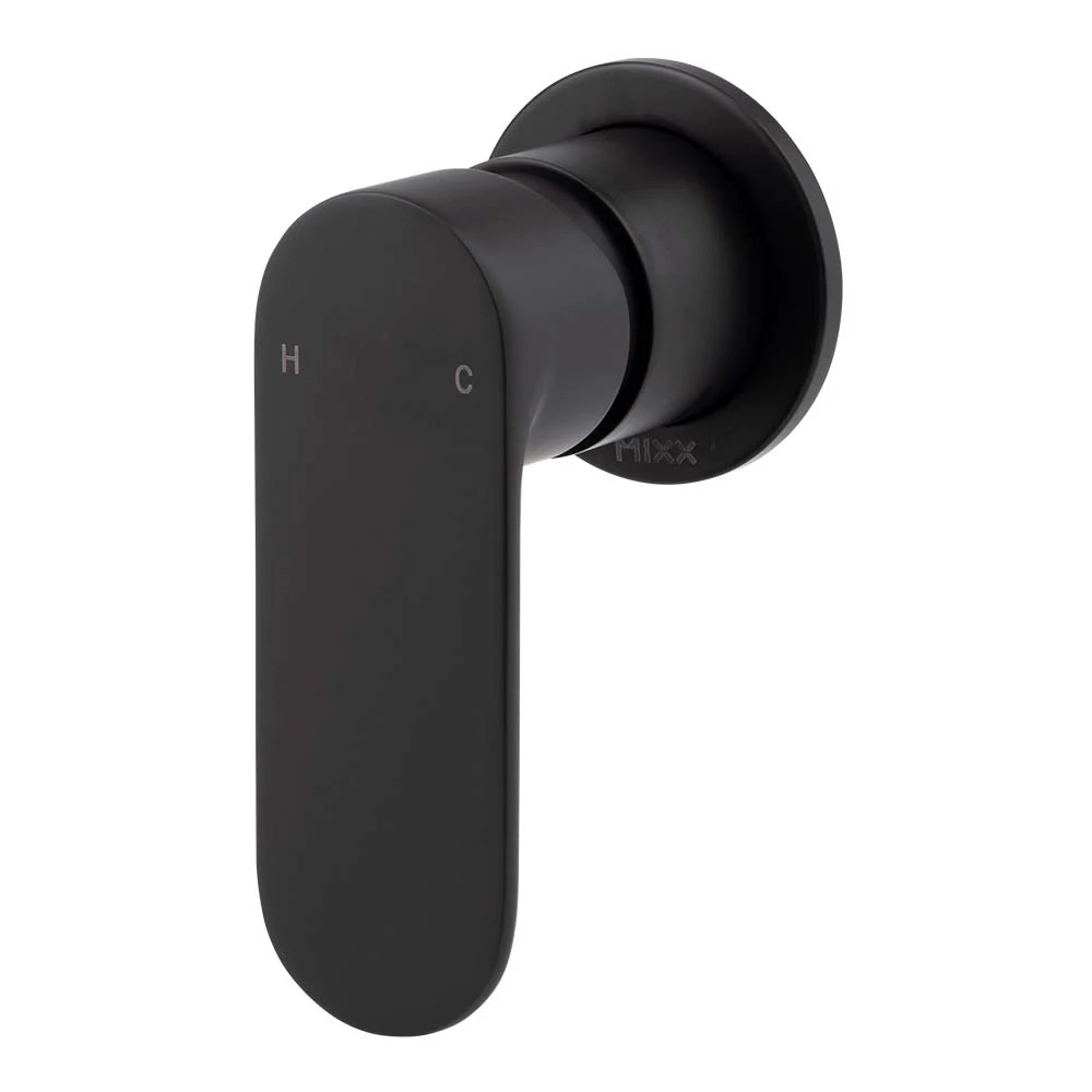 Mixx Saffron Shower Mixer (60mm Backplate) - Matt Black
