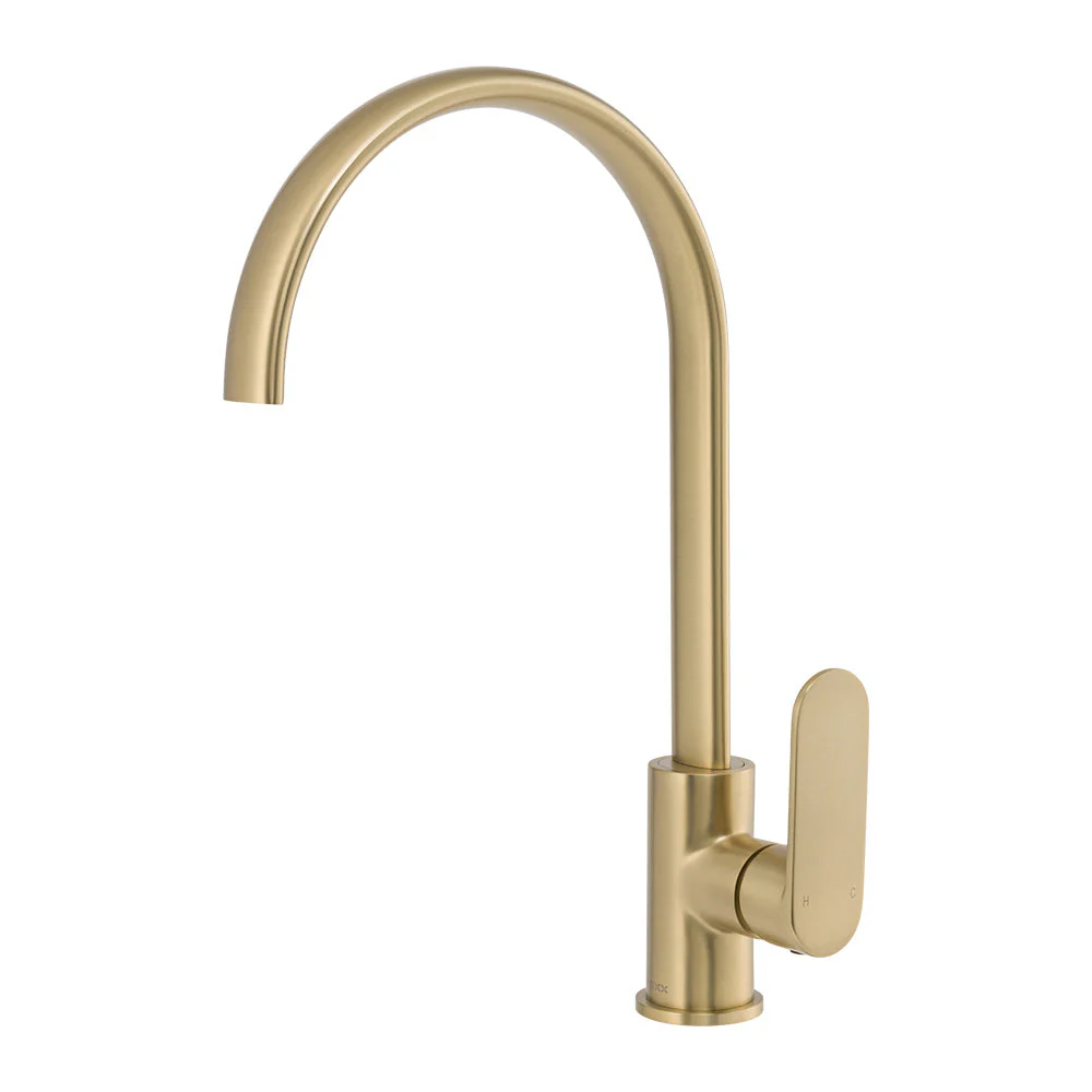 Mixx Saffron Sink Mixer - Brushed Gold