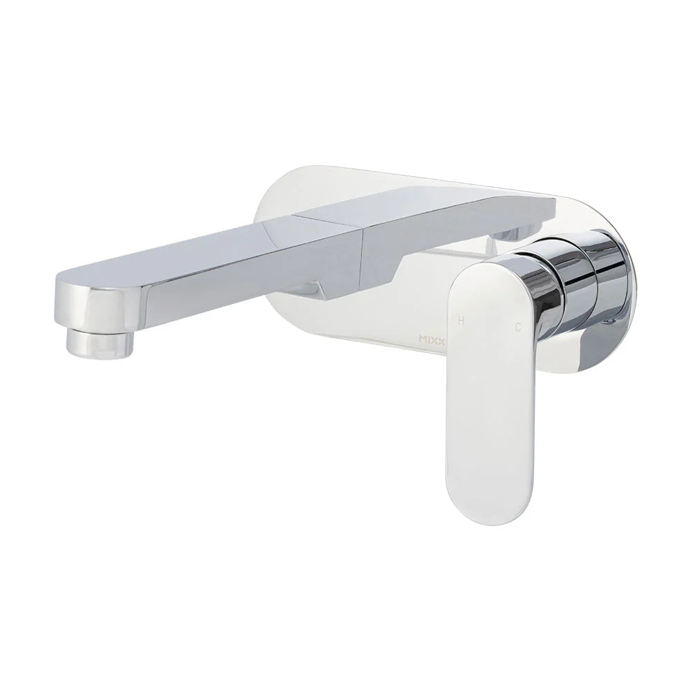 Mixx Saffron Wall Plate Mixer Trim Kit - Chrome