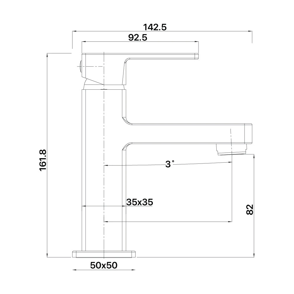 Mixx Sage Basin Mixer - Gun Metal - Image 2