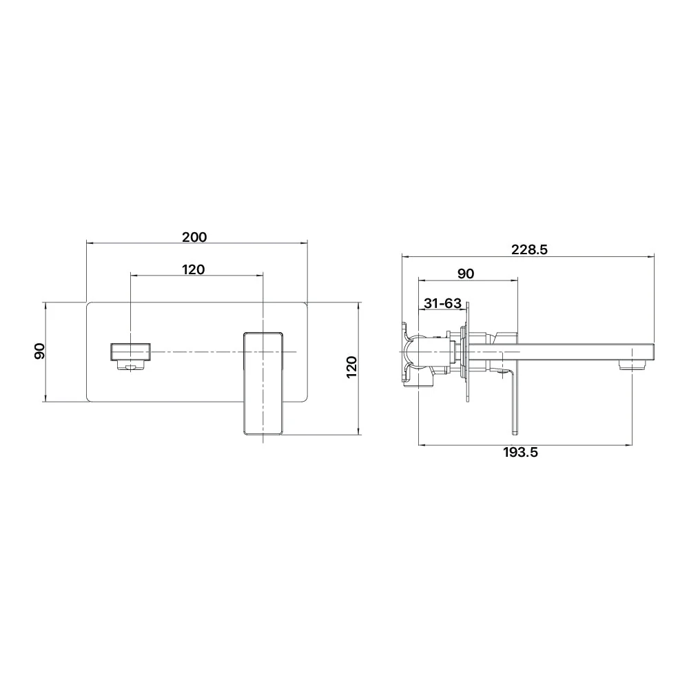 Mixx Sage Wall Plate Mixer - Gun Metal - Image 2