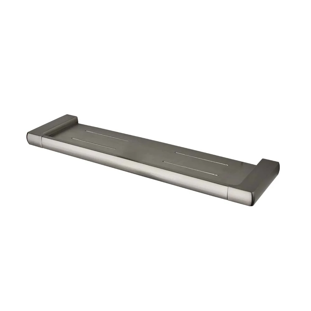 Mixx Sandalwood Shower Shelf - Brushed Nickel