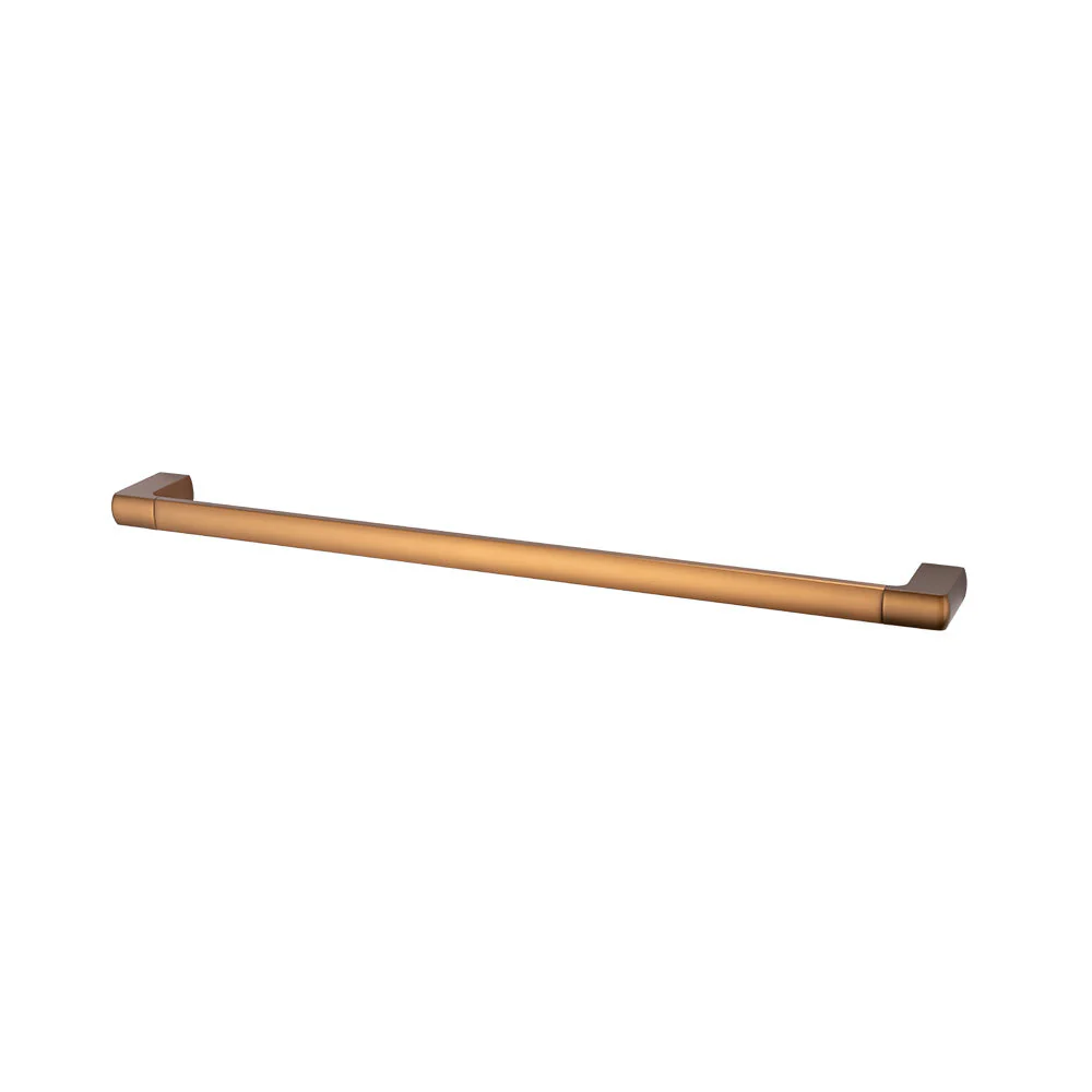 Mixx Sandalwood Single Towel Rail 600mm - Brushed Bronze