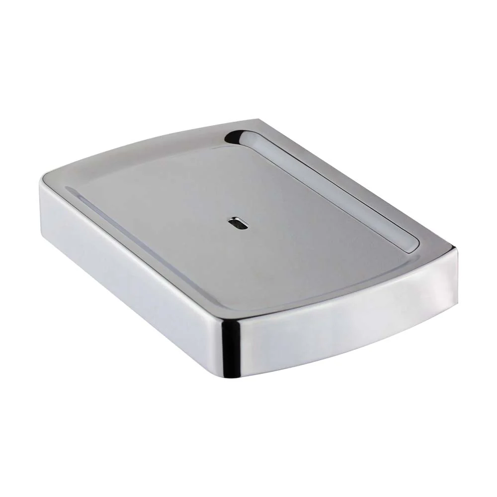 Mixx Sandalwood Soap Dish - Chrome