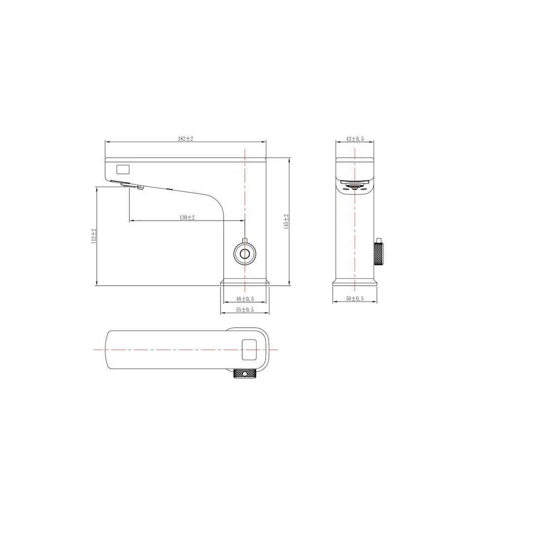 Linsol Sensomax Trio Wave Sensor Basin Mixer - Chrome - Image 4