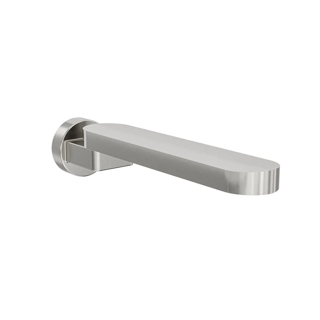 Linsol Shenay S2 Swivel Wall Bath Spout - Brushed Nickel - Image 2
