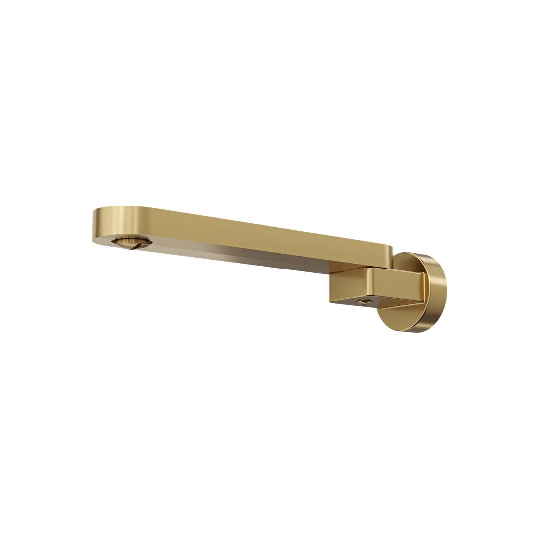 Linsol Shenay Swivel Bath Spout - Brushed Brass