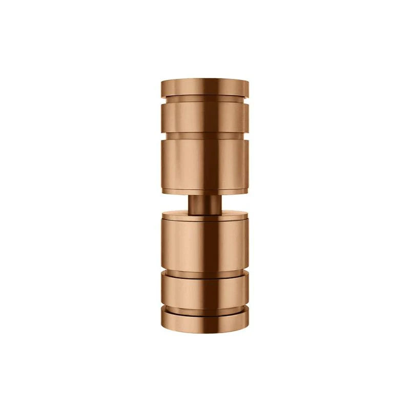 Meir Shower Door Round Handle - Lustre Bronze - Image 2