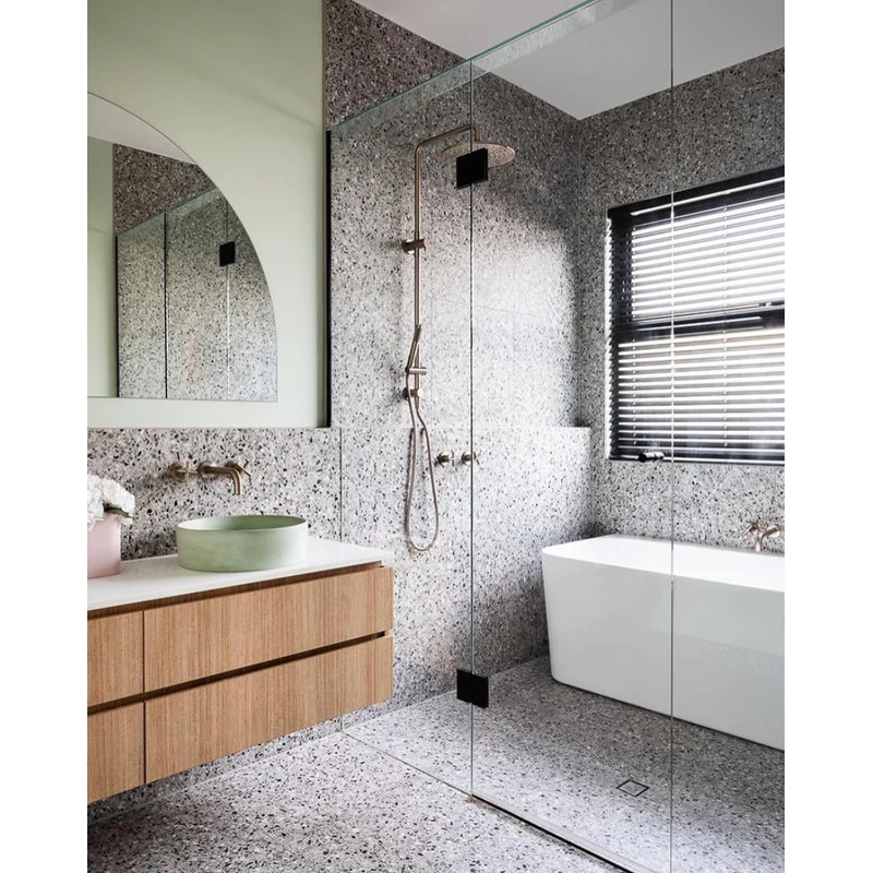 Meir Shower Waste with Tile Insert - Lustre Bronze - Image 6