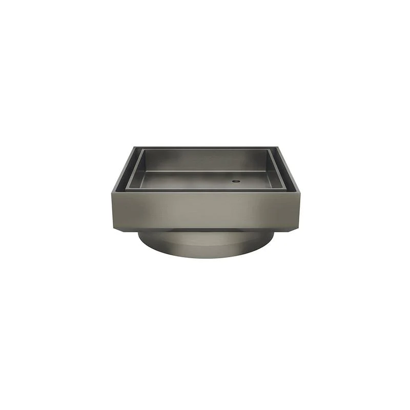 Meir Shower Waste with Tile Insert - Shadow Gun Metal