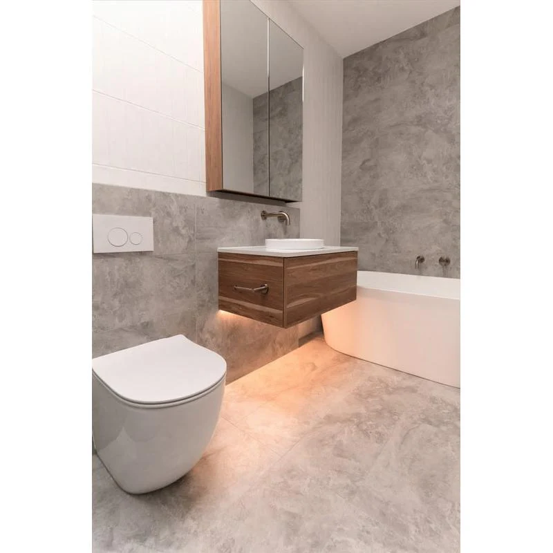 Meir Sigma 21 Dual Flush Plates to suit Geberit - PVD Brushed Nickel - Image 2