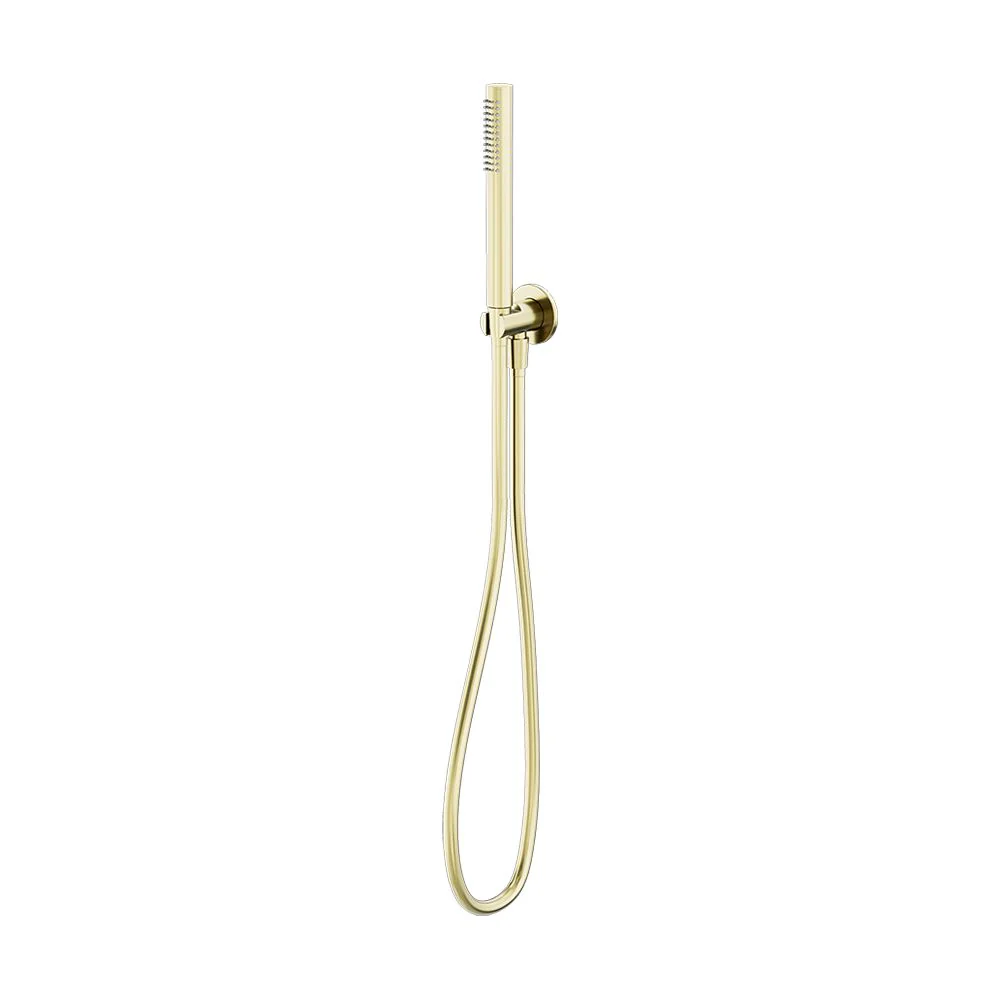 Nero Slim Shower On Bracket - Brushed Gold