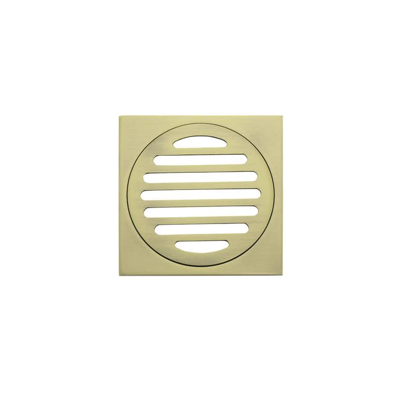 Meir Square Floor Grate Shower Drain 100mm outlet - PVD Tiger Bronze - Image 2
