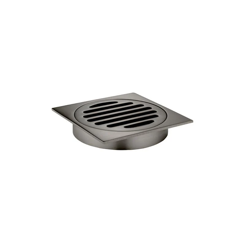 Meir Square Floor Grate Shower Drain 100mm outlet - Shadow Gun Metal - Image 3