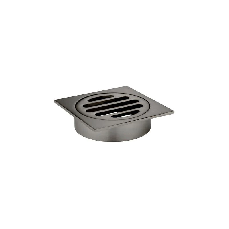 Meir Square Floor Grate Shower Drain 80mm outlet - Shadow Gun Metal - Image 3