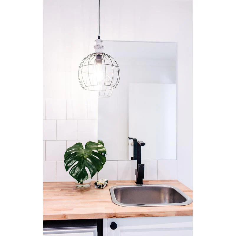 Meir Square Kitchen Sink Mixer Tap - Black Matte - Image 4