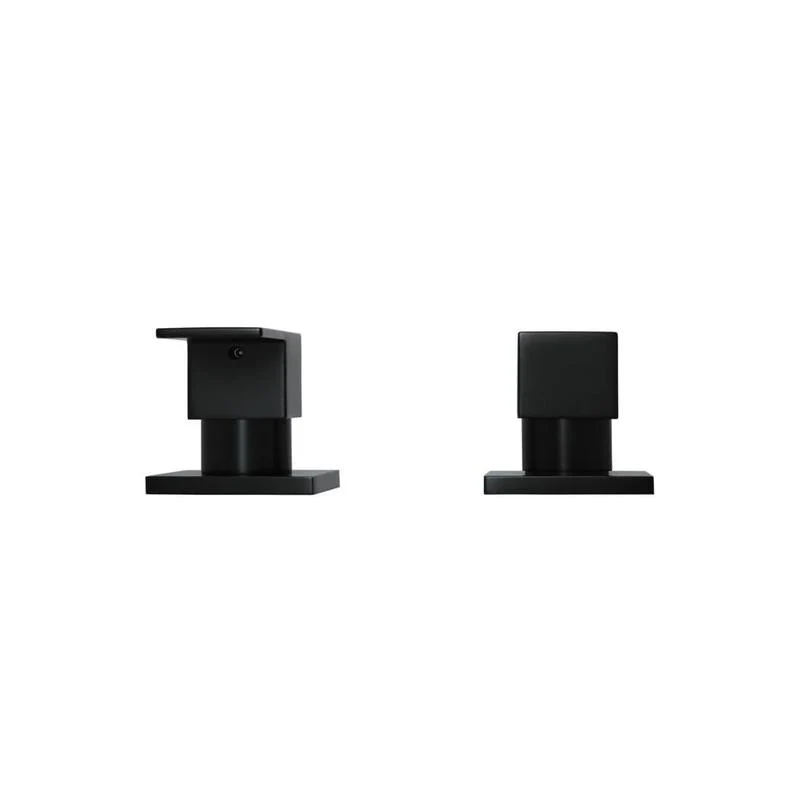 Meir Square Quarter-Turn Wall Top Assemblies - Black Matte - Image 3