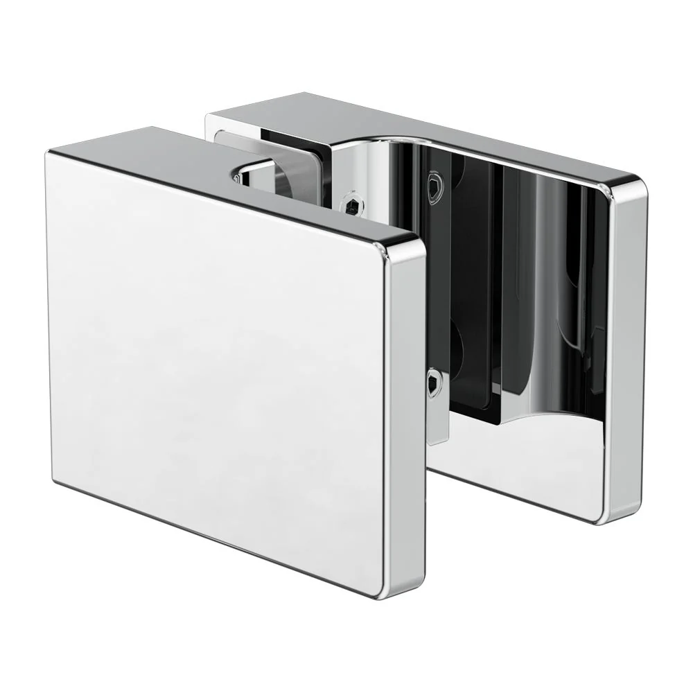 Nero Square Shower Knob Handle - Chrome