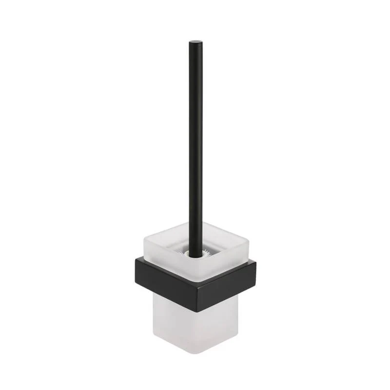 Meir Square Toilet Brush & Holder - Black Matte