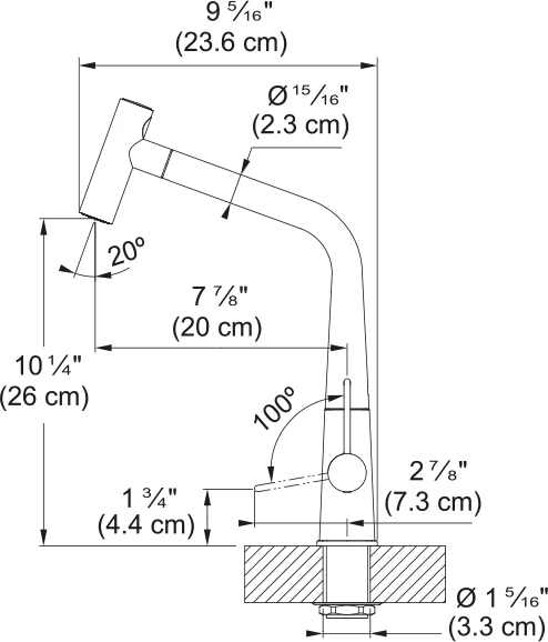 Franke Icon Pull-Out Chrome Tap - Image 3
