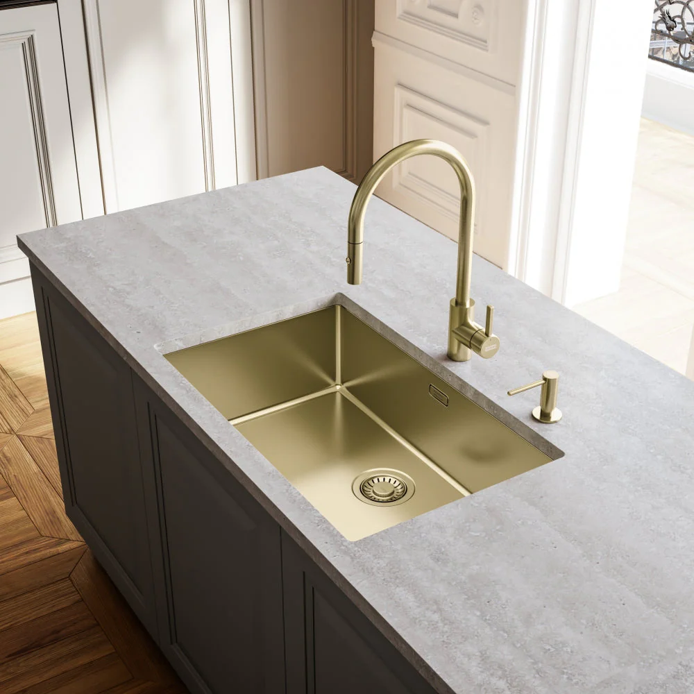 Franke Eos Neo Gold Pull-Out Tap - Image 2