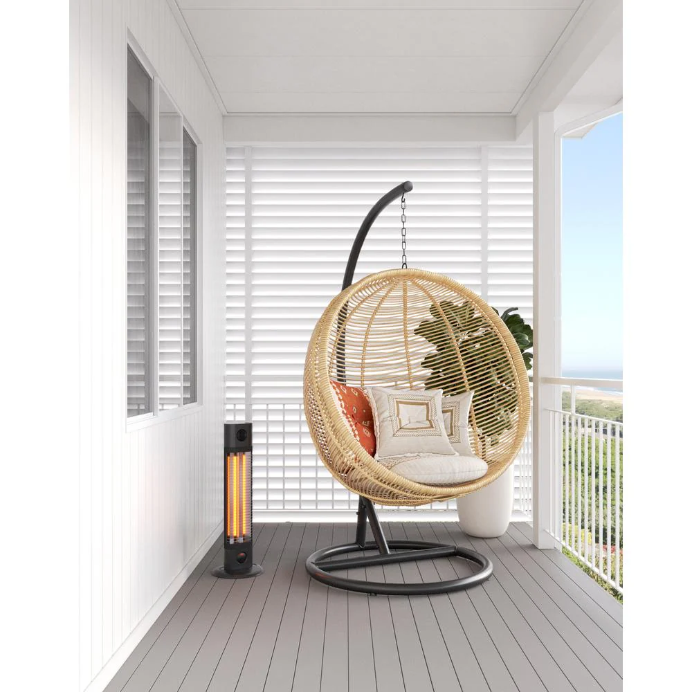 Thermogroup Cedar 1800W Portable Mid-Wave Outdoor Heater - Black - Image 4