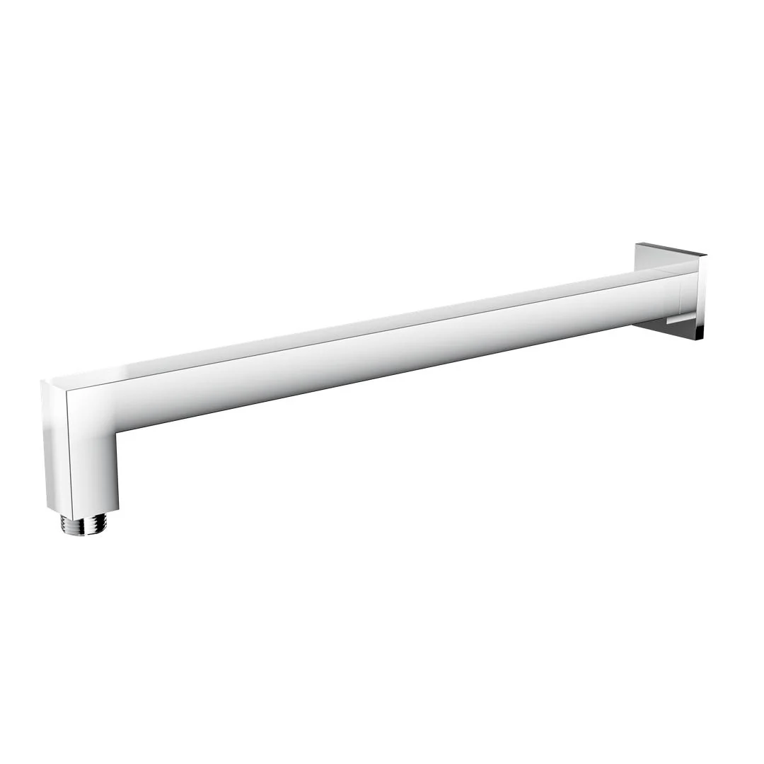 Linsol Tiana 400mm Square Wall Arm - Chrome