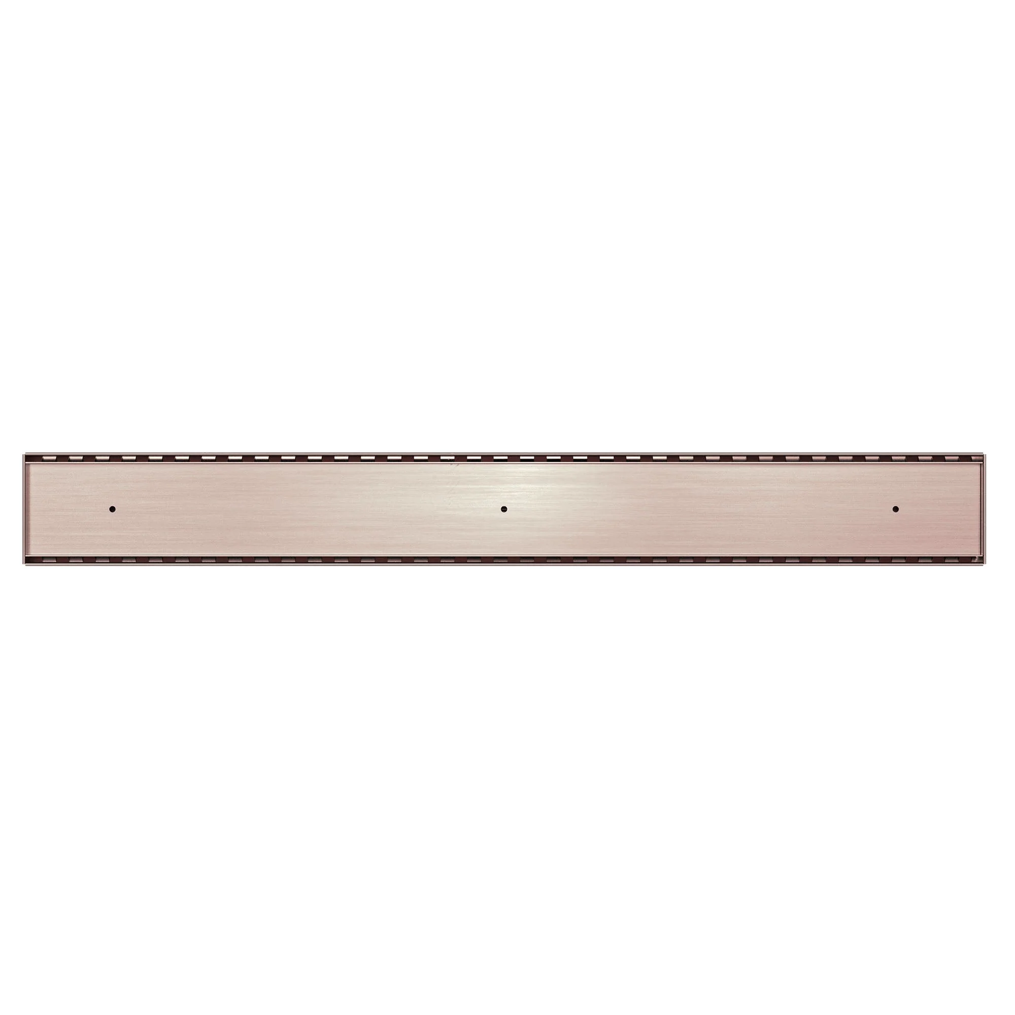 Nero Tile Insert V Channel Floor Grate 89mm Outlet With Hole Saw - Brushed Bronze - Image 2