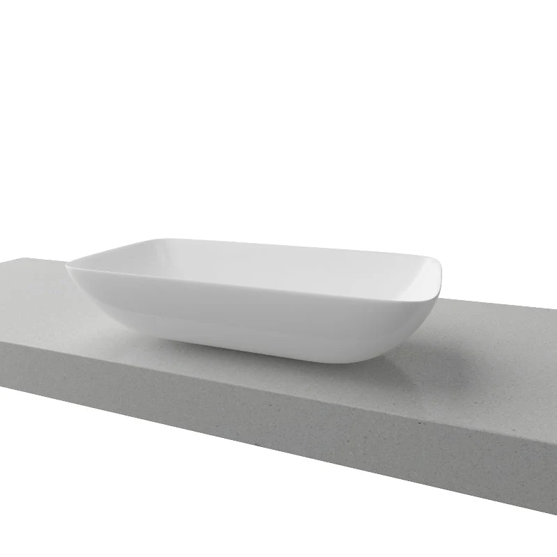 Timberline Bloom Above Counter Basin - White Gloss - Image 4