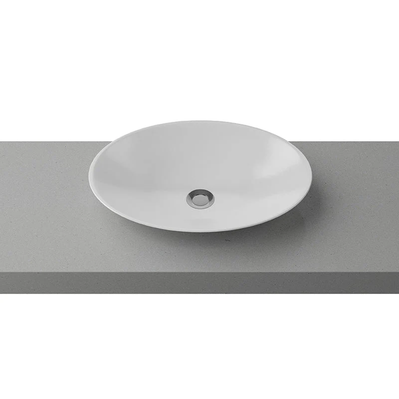 Timberline Feather Above Counter Basin - White Matt