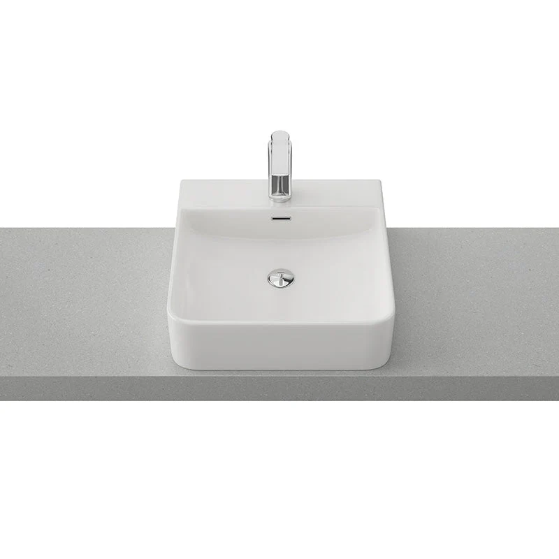 Timberline Iconic 420mm Above Counter Basin - White Gloss - Image 3