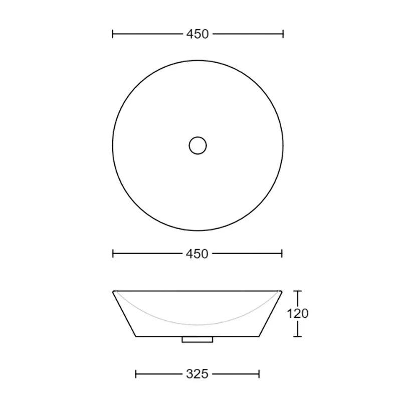Timberline Jupiter Above Counter Basin - White Gloss - Image 5