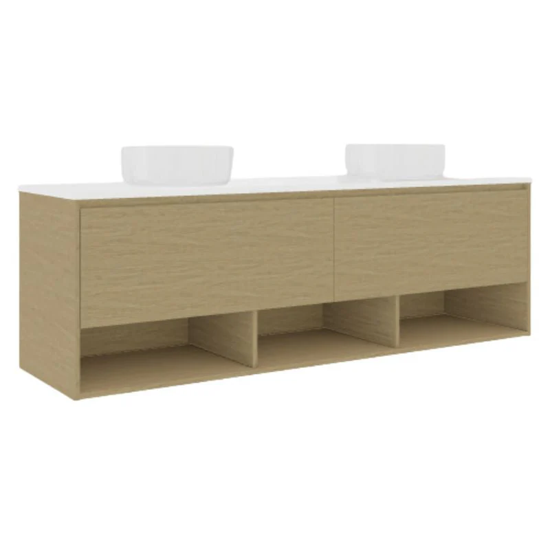 Timberline Kansas Wall Hung Vanity - Slab Top - Image 11