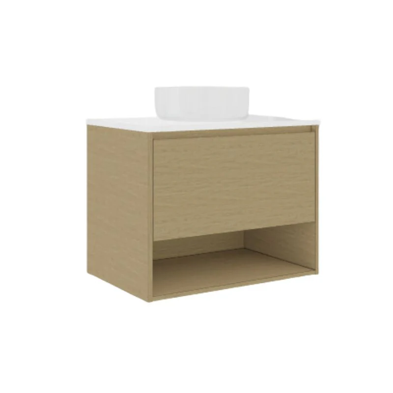 Timberline Kansas Wall Hung Vanity - Slab Top - Image 4