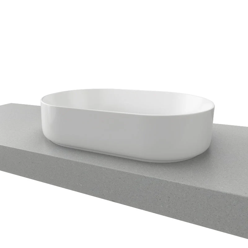 Timberline Myrtle Above Counter Basin - White Gloss - Image 4