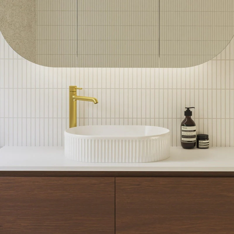 Timberline Oval Flute Above Counter Basin - Image 3
