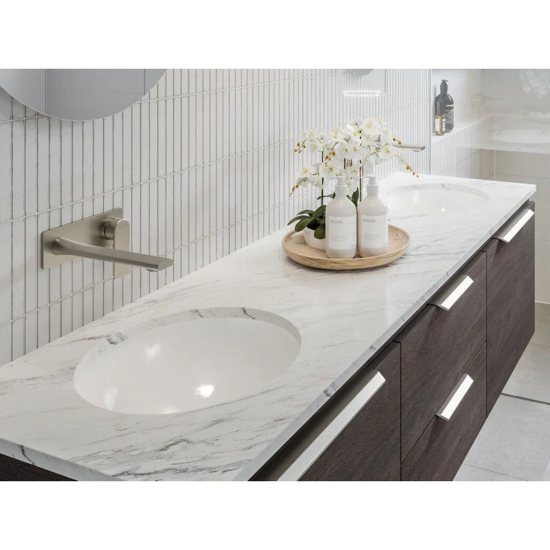 Timberline Oval Undermount Basin - White Gloss - Image 3