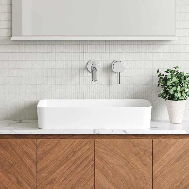 Timberline Quill Above Counter Basin - White Gloss