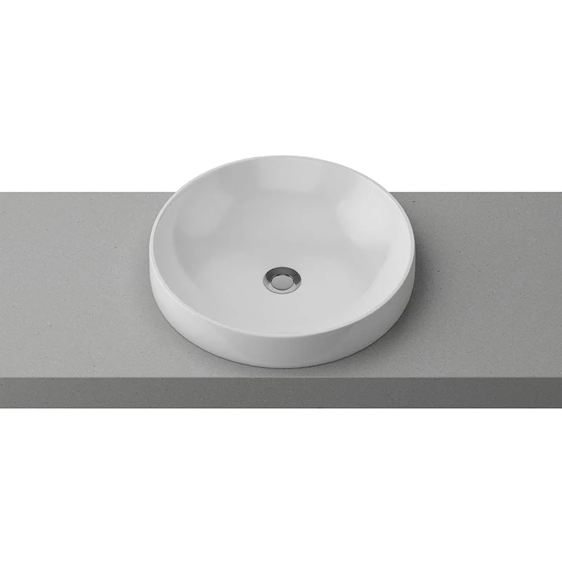 Timberline Radius Semi-Inset Basin - White Gloss - Image 4
