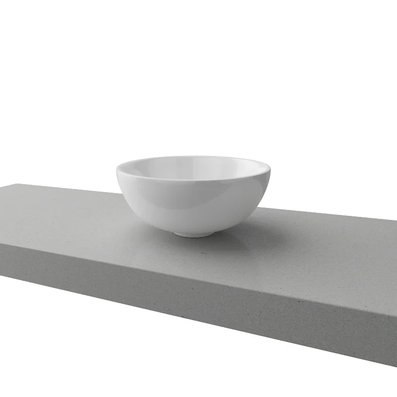 Timberline Rose Above Counter Basin - White Gloss - Image 3
