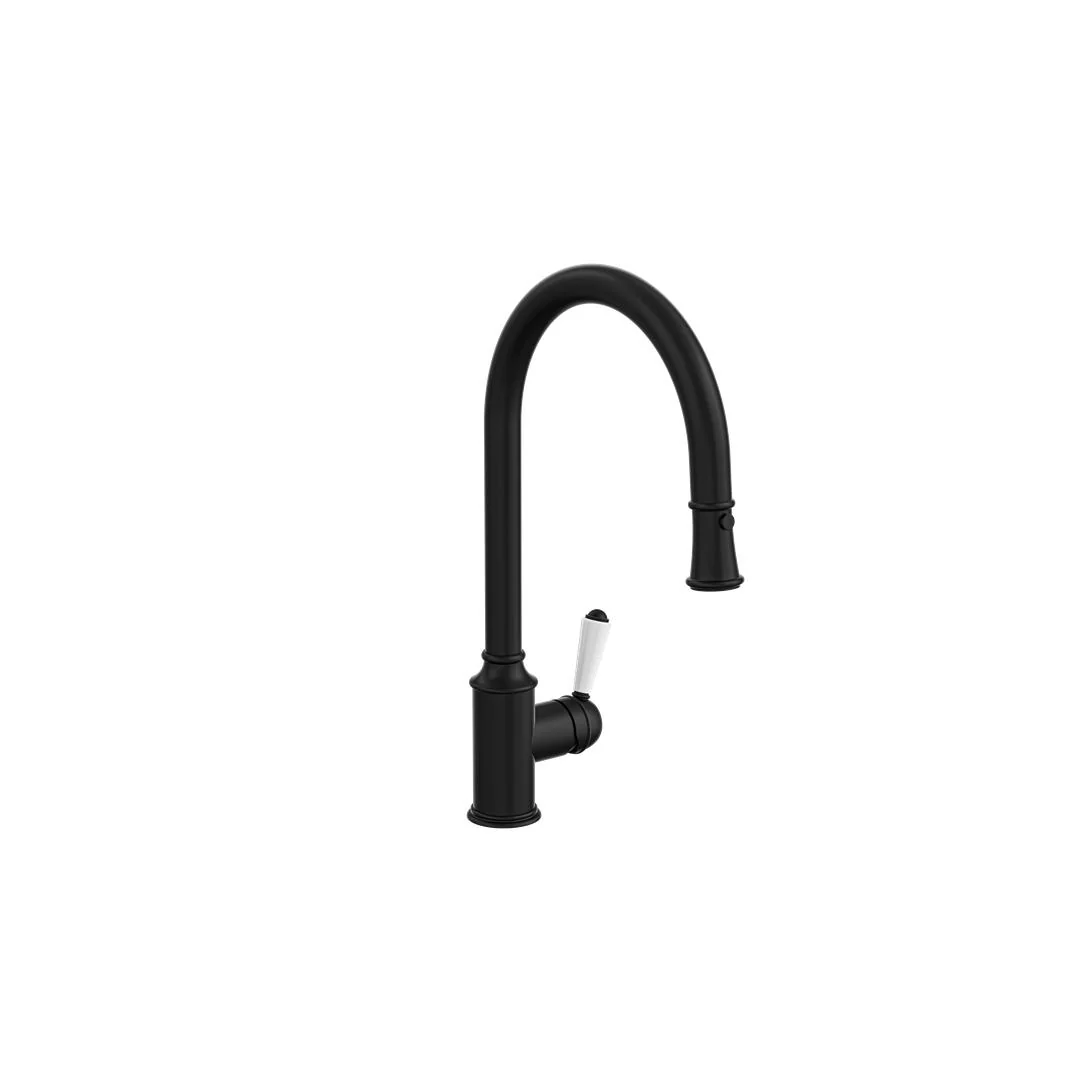 Linsol Tommy S2 Pull Out Sink Mixer - Matte Black - Image 2