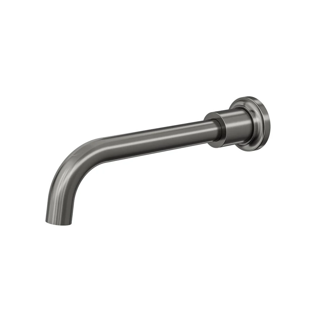 Linsol Tre Wall Mount Bath Spout - Gunmetal
